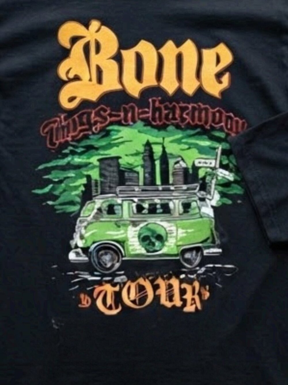 Bone Thugs-N-Harmony Tour 2026 Van Graphic Black T-Shirt S-4XL - Picture 2 of 3